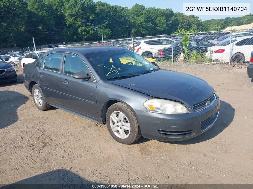 2011 Chevrolet Impala Ls VIN: 2G1WF5EKXB1140704 Lot: 39661058