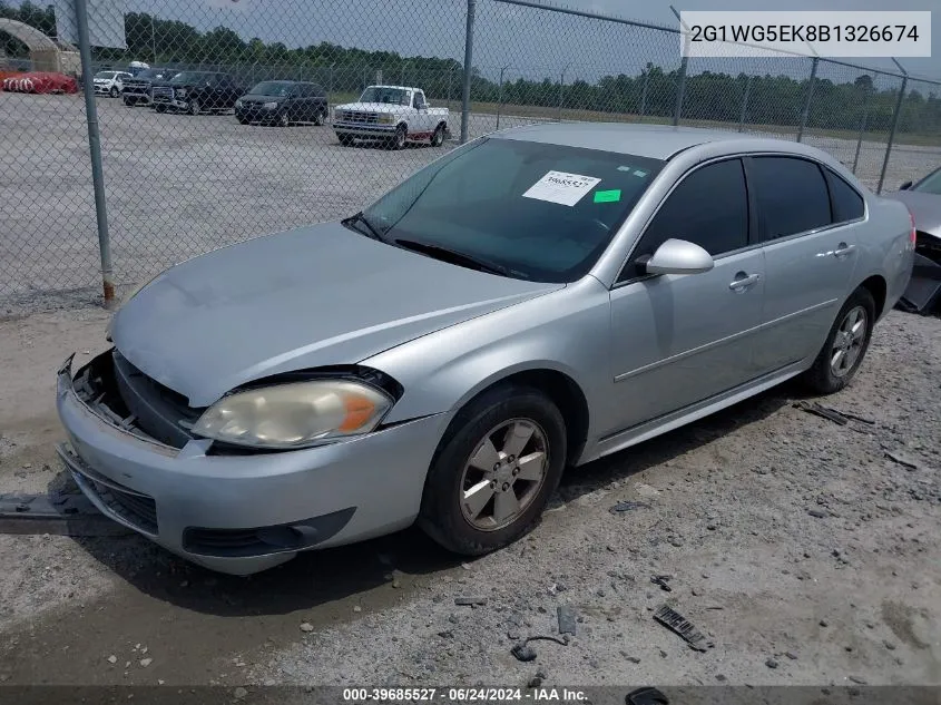 2011 Chevrolet Impala Lt VIN: 2G1WG5EK8B1326674 Lot: 39685527