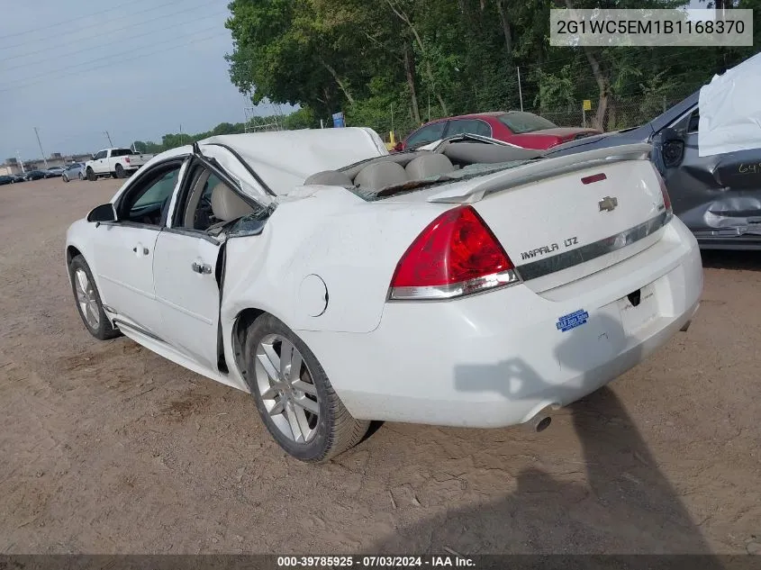 2011 Chevrolet Impala Ltz VIN: 2G1WC5EM1B1168370 Lot: 39785925