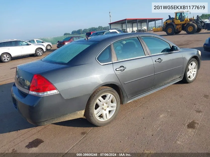 2011 Chevrolet Impala Lt VIN: 2G1WG5EKXB1177619 Lot: 39805248