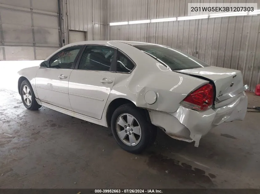 2G1WG5EK3B1207303 2011 Chevrolet Impala Lt