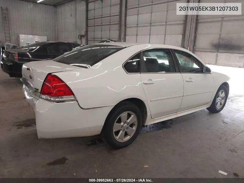 2011 Chevrolet Impala Lt VIN: 2G1WG5EK3B1207303 Lot: 39952663