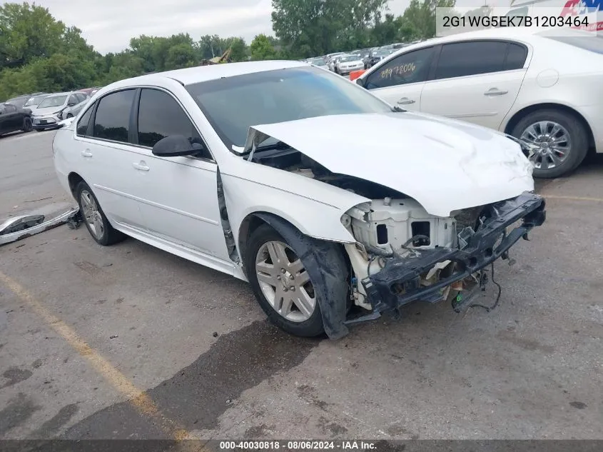 2011 Chevrolet Impala Lt VIN: 2G1WG5EK7B1203464 Lot: 40030818