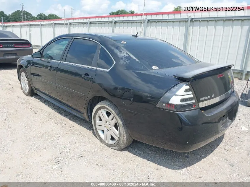 2011 Chevrolet Impala Lt VIN: 2G1WG5EK5B1332254 Lot: 40050439