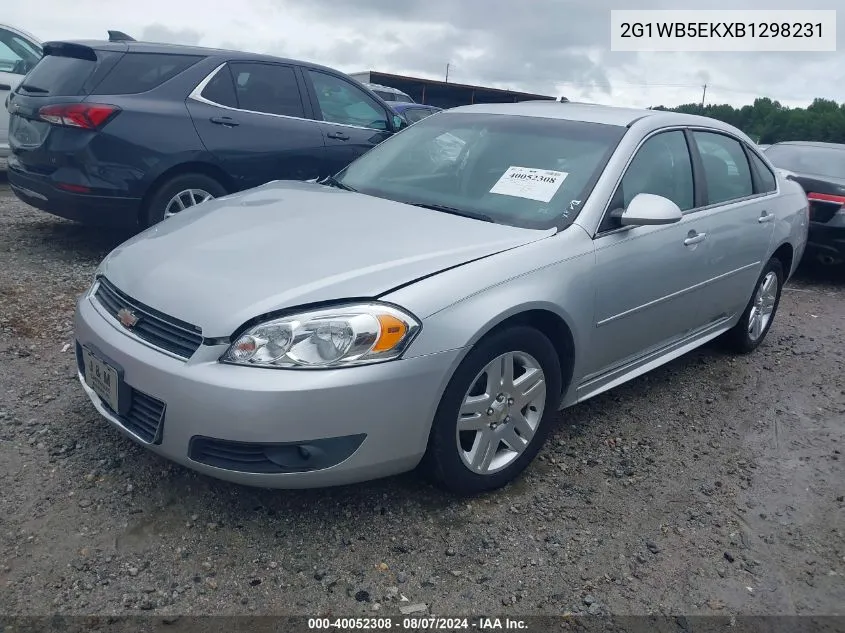 2011 Chevrolet Impala Lt VIN: 2G1WB5EKXB1298231 Lot: 40052308