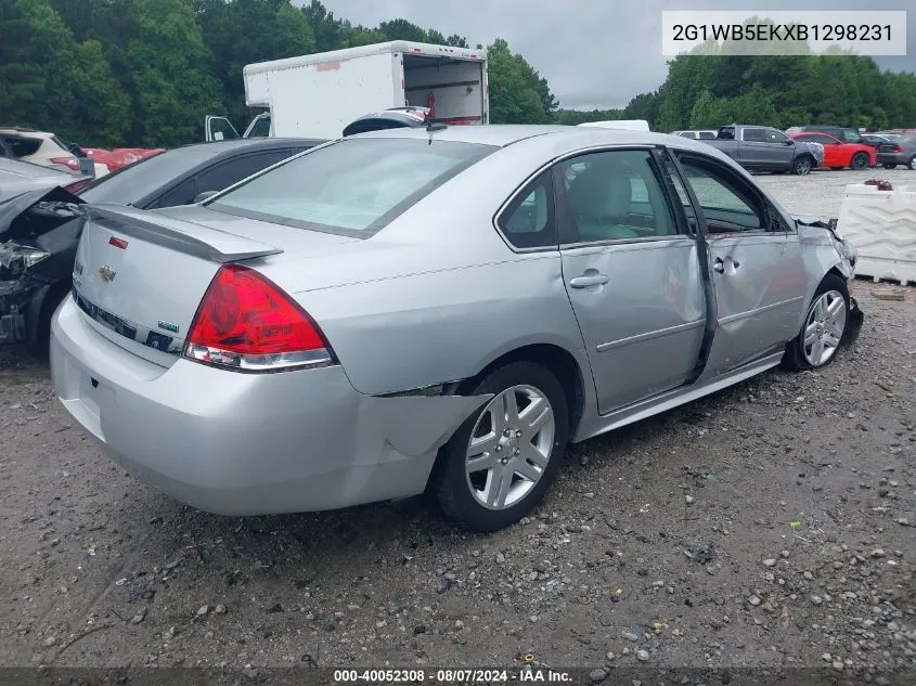 2011 Chevrolet Impala Lt VIN: 2G1WB5EKXB1298231 Lot: 40052308