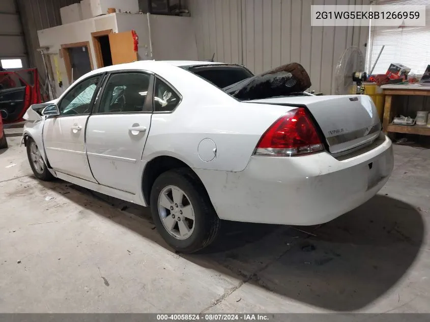 2011 Chevrolet Impala Lt VIN: 2G1WG5EK8B1266959 Lot: 40058524