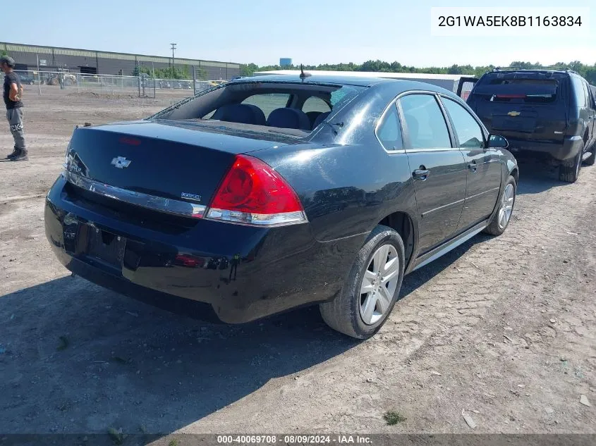 2011 Chevrolet Impala Ls VIN: 2G1WA5EK8B1163834 Lot: 40069708