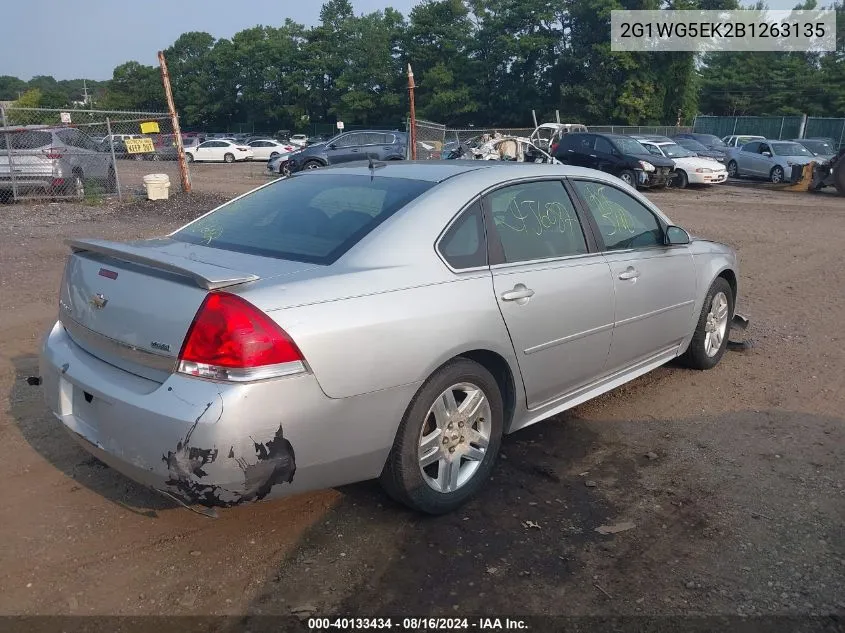 2011 Chevrolet Impala Lt VIN: 2G1WG5EK2B1263135 Lot: 40133434