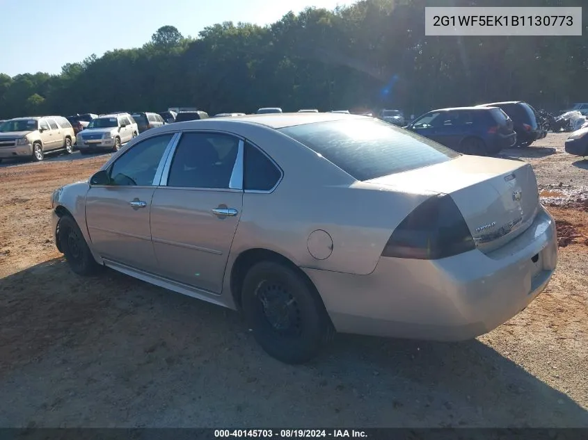 2011 Chevrolet Impala Ls VIN: 2G1WF5EK1B1130773 Lot: 40145703