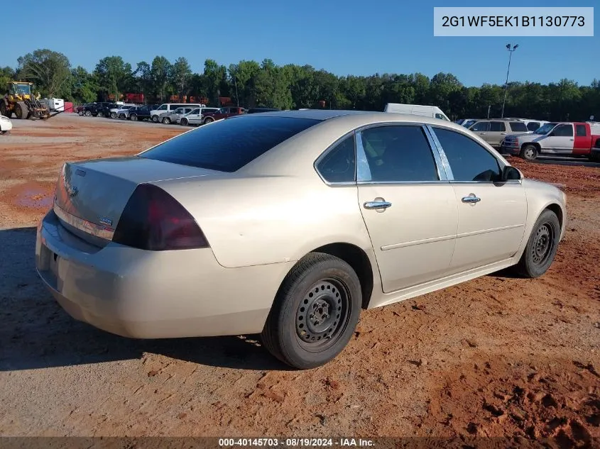 2011 Chevrolet Impala Ls VIN: 2G1WF5EK1B1130773 Lot: 40145703