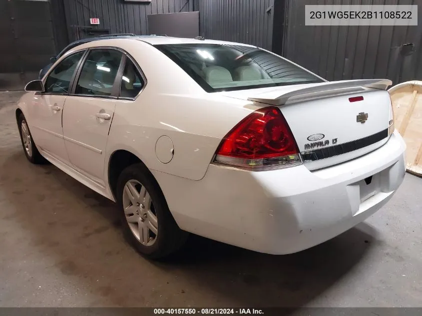 2G1WG5EK2B1108522 2011 Chevrolet Impala Lt