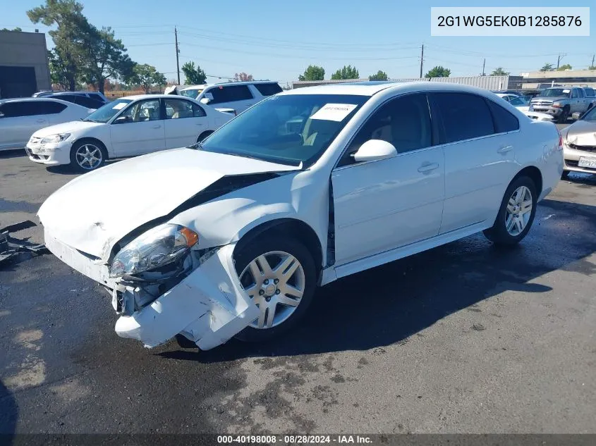 2011 Chevrolet Impala Lt VIN: 2G1WG5EK0B1285876 Lot: 40198008