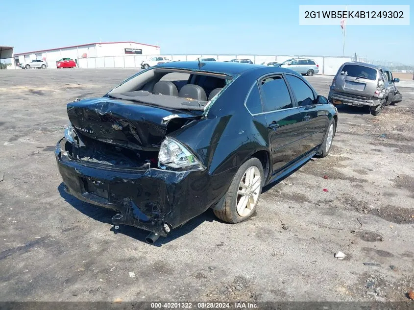 2G1WB5EK4B1249302 2011 Chevrolet Impala Lt