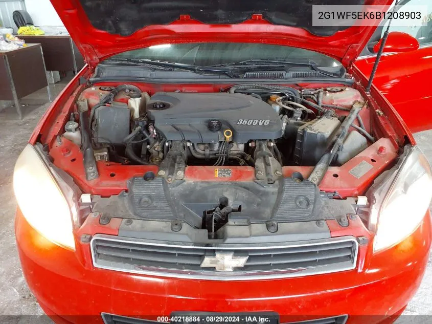 2G1WF5EK6B1208903 2011 Chevrolet Impala Ls