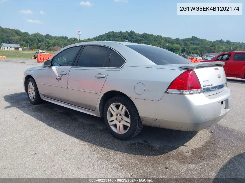 2011 Chevrolet Impala Lt VIN: 2G1WG5EK4B1202174 Lot: 40225140