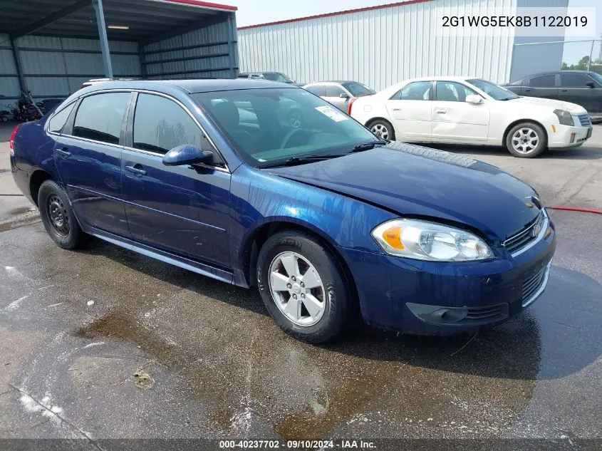 2011 Chevrolet Impala Lt VIN: 2G1WG5EK8B1122019 Lot: 40237702