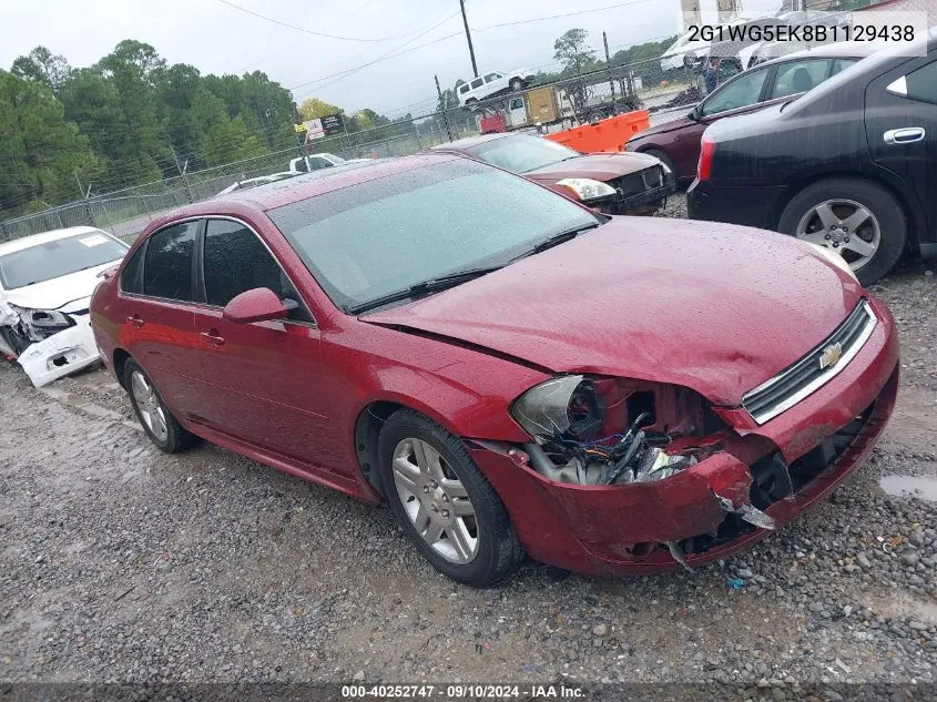 2011 Chevrolet Impala Lt VIN: 2G1WG5EK8B1129438 Lot: 40252747