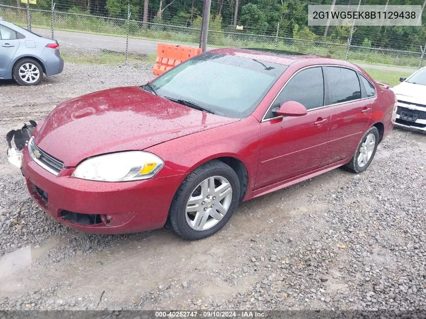 2011 Chevrolet Impala Lt VIN: 2G1WG5EK8B1129438 Lot: 40252747