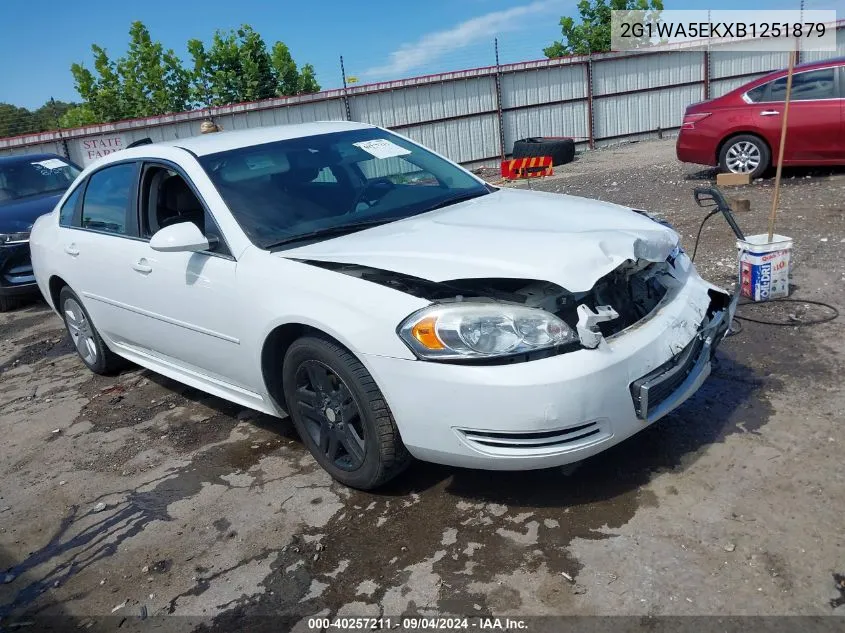 2G1WA5EKXB1251879 2011 Chevrolet Impala Ls