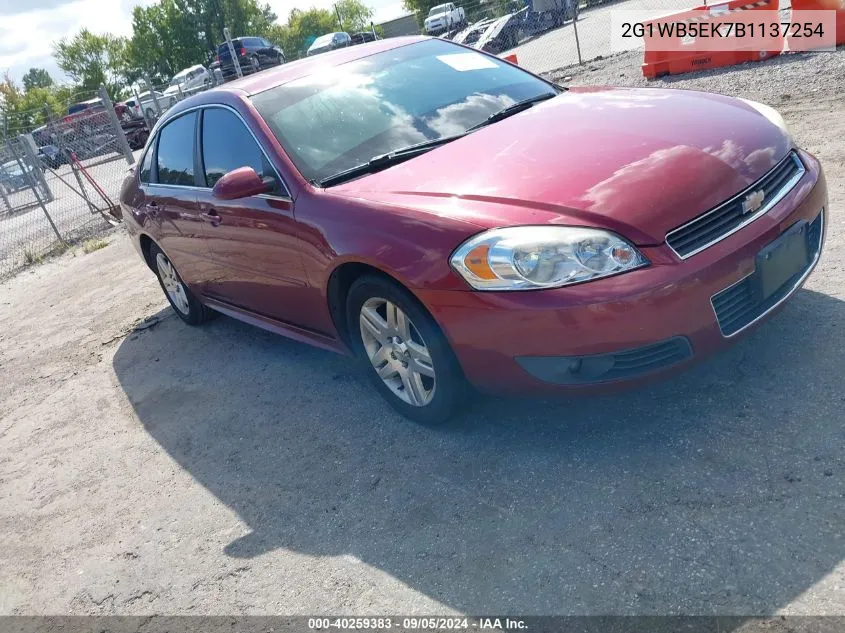 2011 Chevrolet Impala Lt VIN: 2G1WB5EK7B1137254 Lot: 40259383