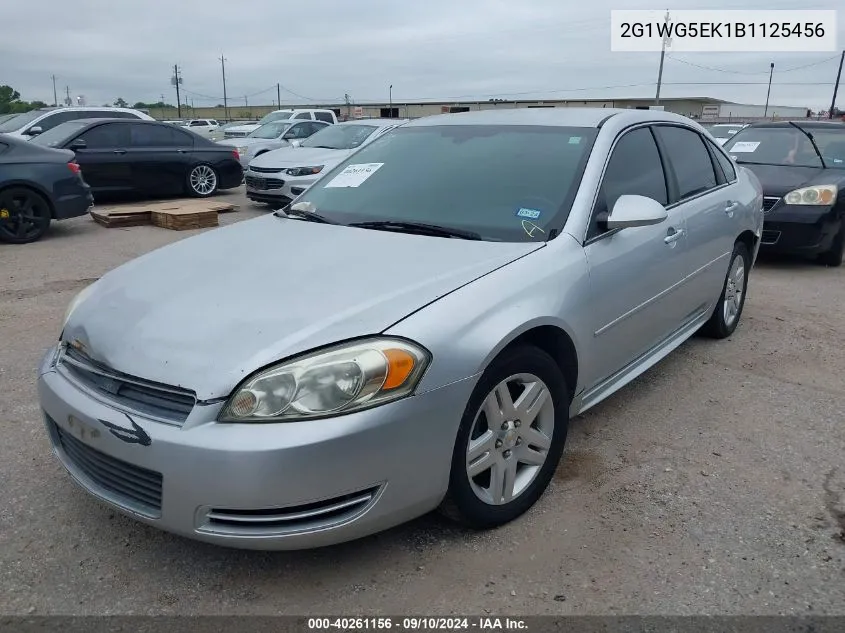 2G1WG5EK1B1125456 2011 Chevrolet Impala Lt