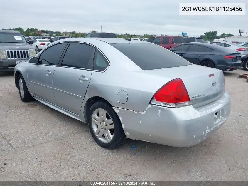 2011 Chevrolet Impala Lt VIN: 2G1WG5EK1B1125456 Lot: 40261156