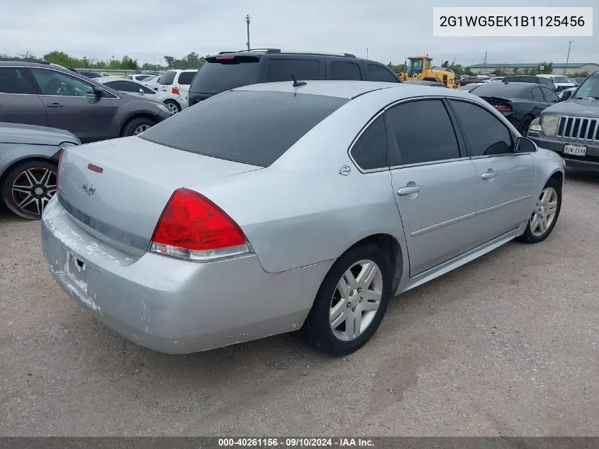 2G1WG5EK1B1125456 2011 Chevrolet Impala Lt