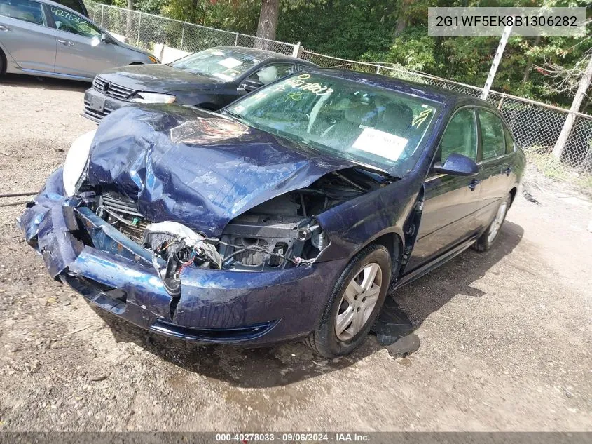 2011 Chevrolet Impala Ls VIN: 2G1WF5EK8B1306282 Lot: 40278033