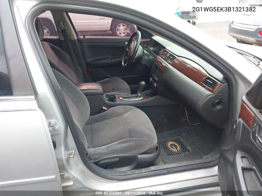 2G1WG5EK3B1321382 2011 Chevrolet Impala Lt