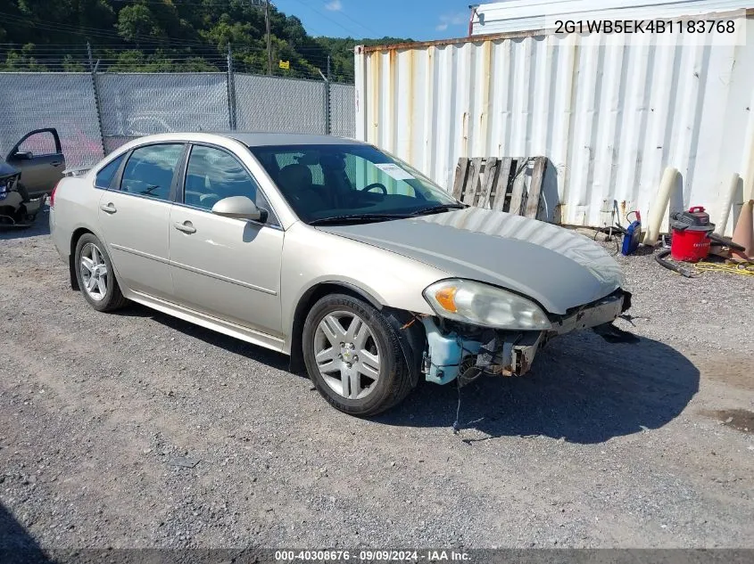 2G1WB5EK4B1183768 2011 Chevrolet Impala Lt