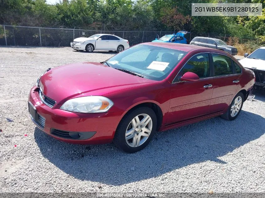 2011 Chevrolet Impala Lt VIN: 2G1WB5EK9B1280125 Lot: 40315082