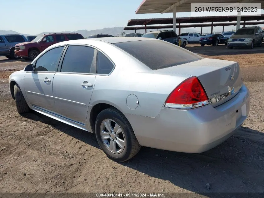 2011 Chevrolet Impala Ls VIN: 2G1WF5EK9B1242625 Lot: 40318141