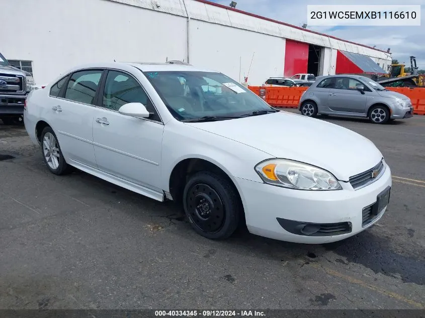 2011 Chevrolet Impala Ltz VIN: 2G1WC5EMXB1116610 Lot: 40334345