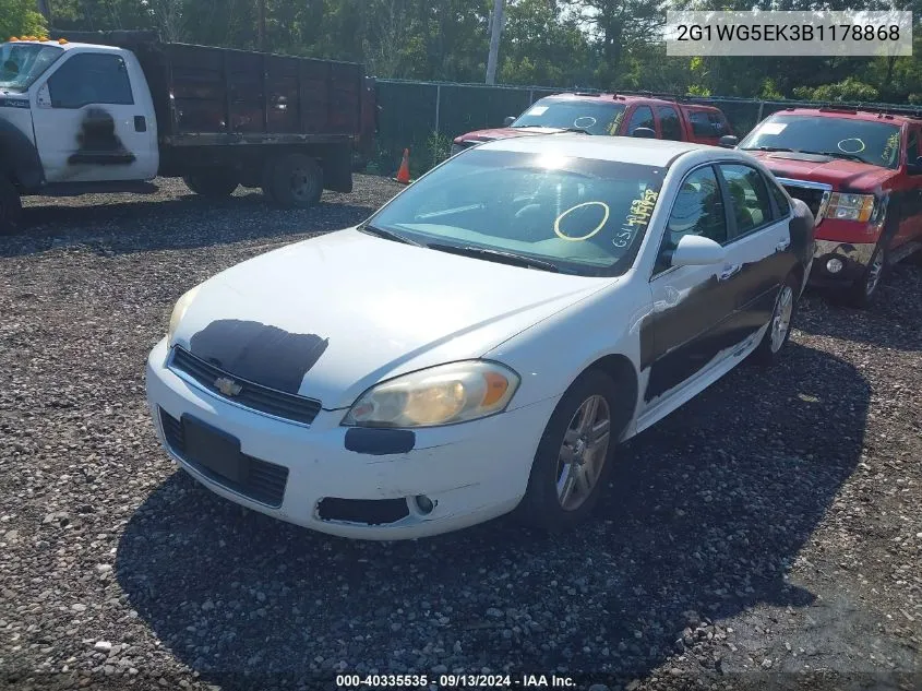 2011 Chevrolet Impala Lt VIN: 2G1WG5EK3B1178868 Lot: 40335535