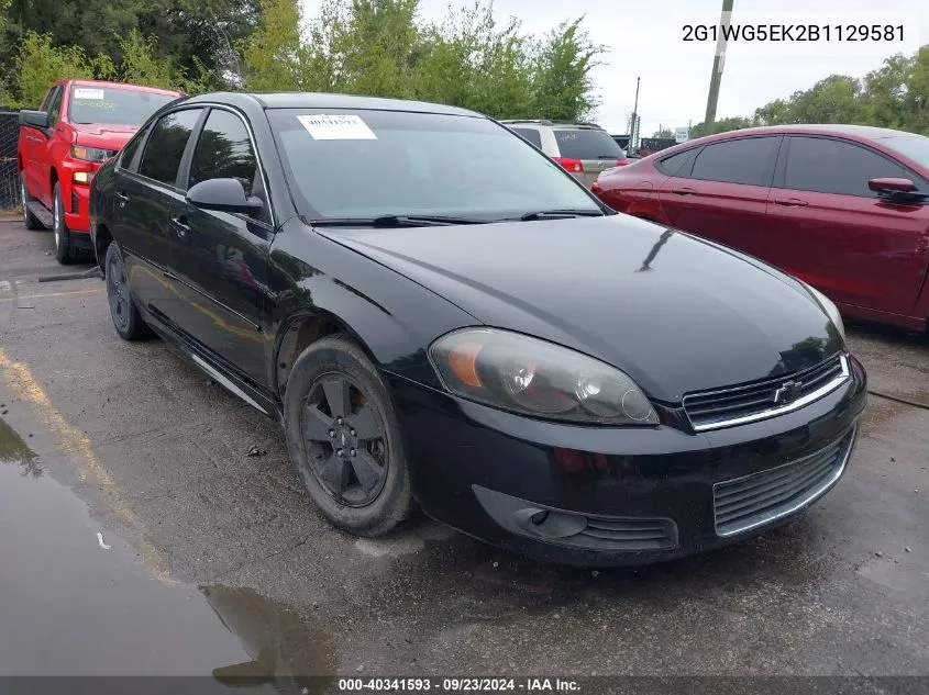 2011 Chevrolet Impala Lt VIN: 2G1WG5EK2B1129581 Lot: 40341593