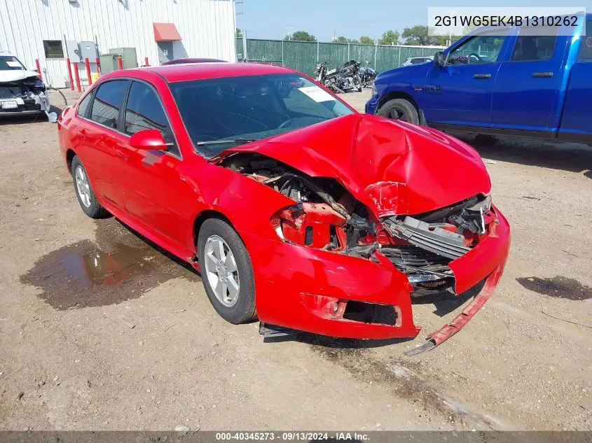 2011 Chevrolet Impala Lt VIN: 2G1WG5EK4B1310262 Lot: 40345273