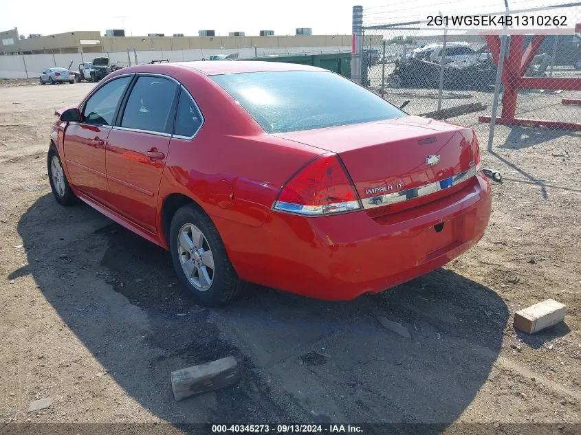 2G1WG5EK4B1310262 2011 Chevrolet Impala Lt