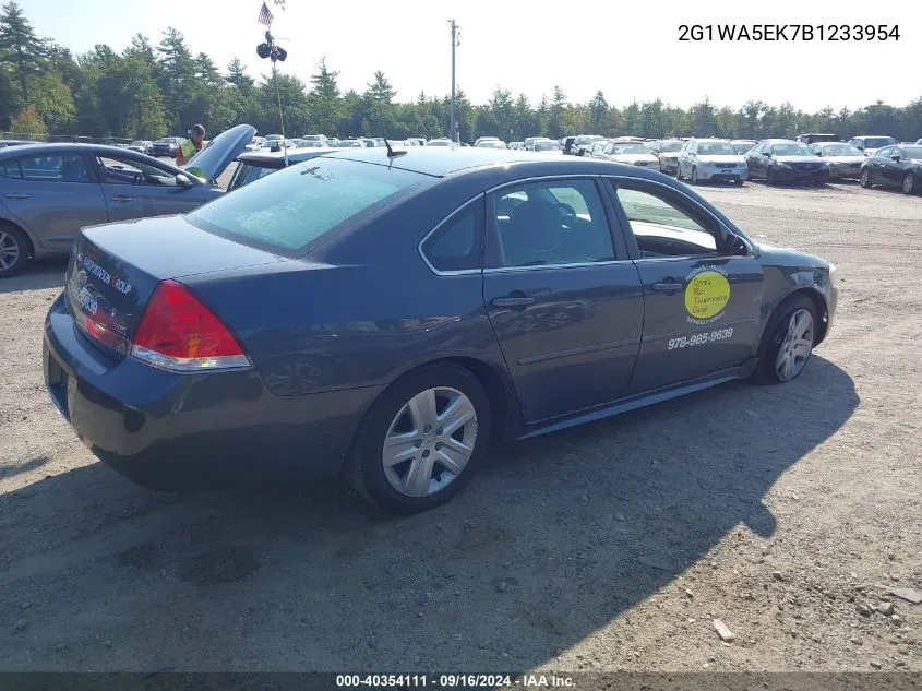 2011 Chevrolet Impala Ls VIN: 2G1WA5EK7B1233954 Lot: 40354111