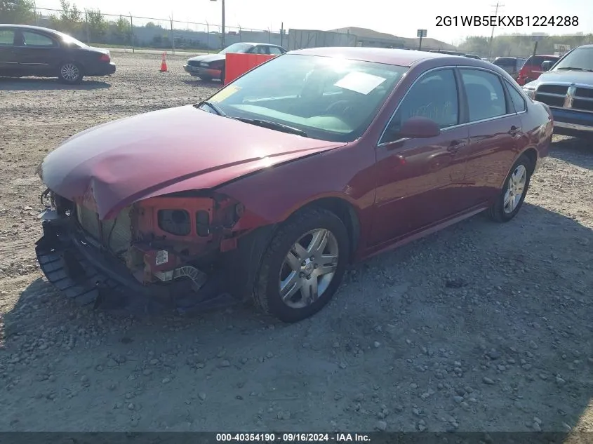 2011 Chevrolet Impala Lt VIN: 2G1WB5EKXB1224288 Lot: 40354190