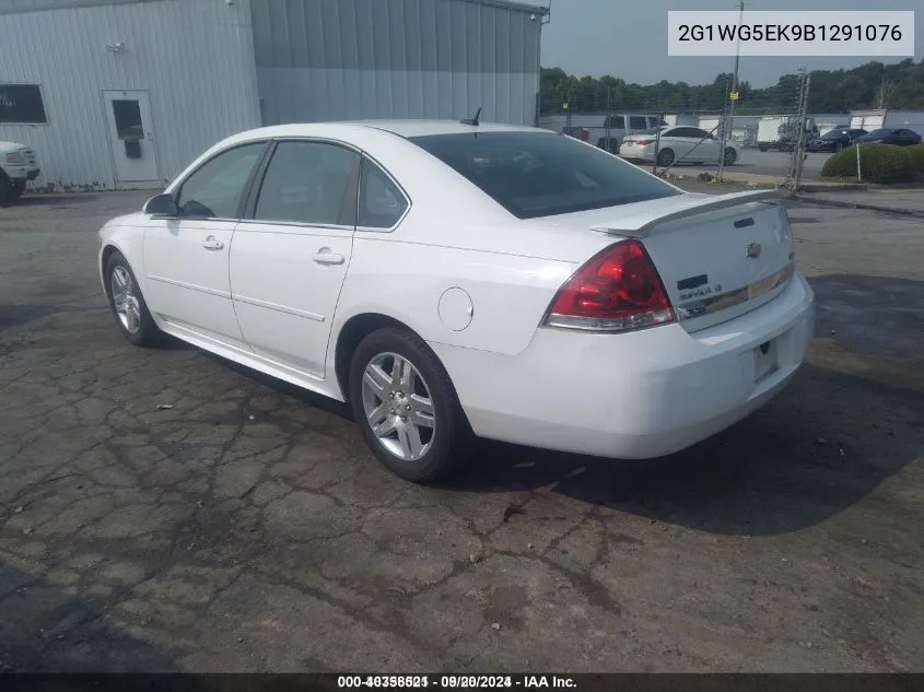 2011 Chevrolet Impala Lt VIN: 2G1WG5EK9B1291076 Lot: 40358521