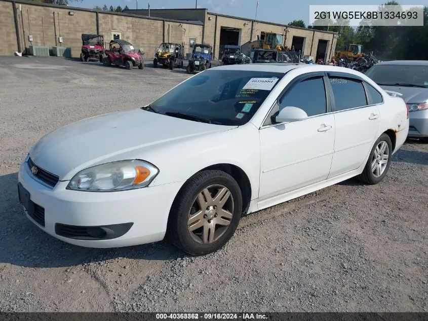 2011 Chevrolet Impala Lt VIN: 2G1WG5EK8B1334693 Lot: 40363362