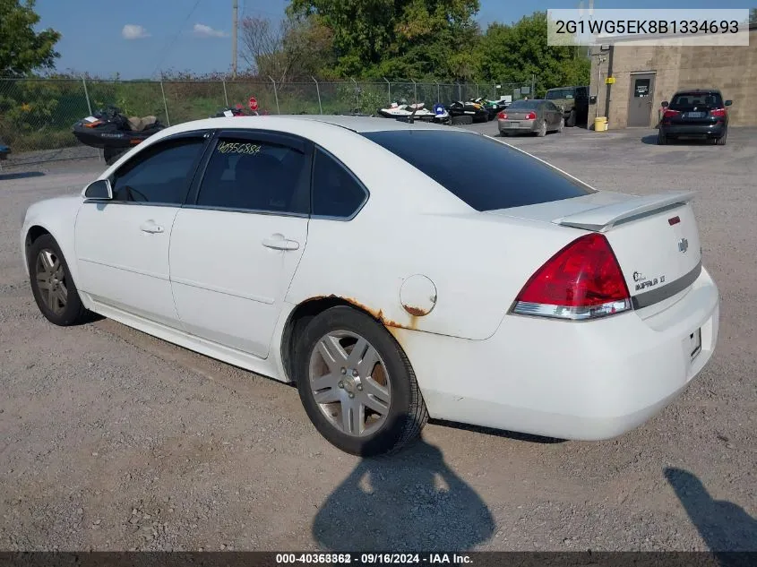 2011 Chevrolet Impala Lt VIN: 2G1WG5EK8B1334693 Lot: 40363362