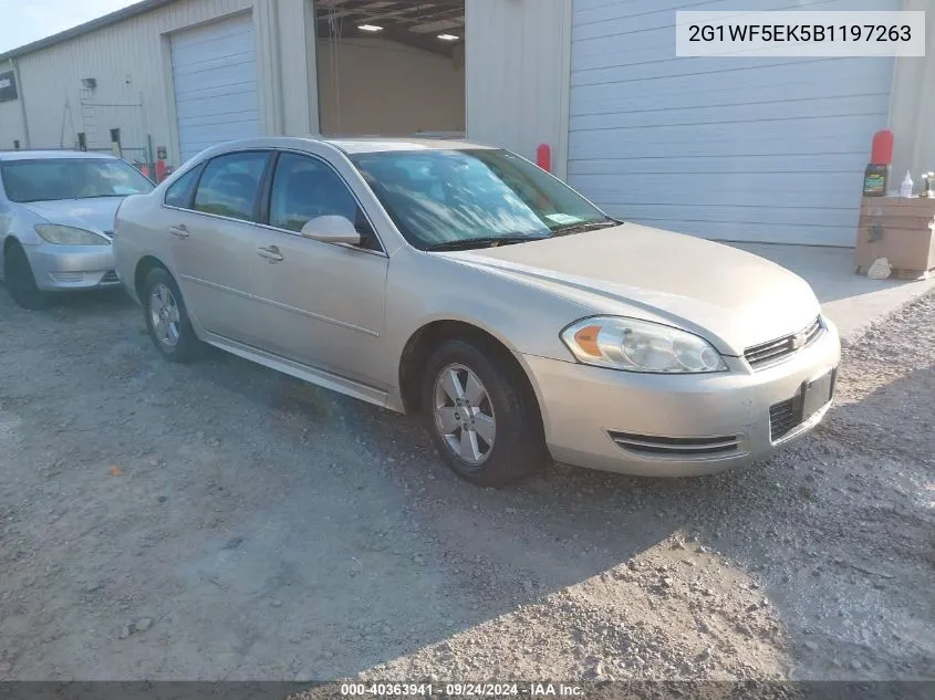 2011 Chevrolet Impala Ls VIN: 2G1WF5EK5B1197263 Lot: 40363941