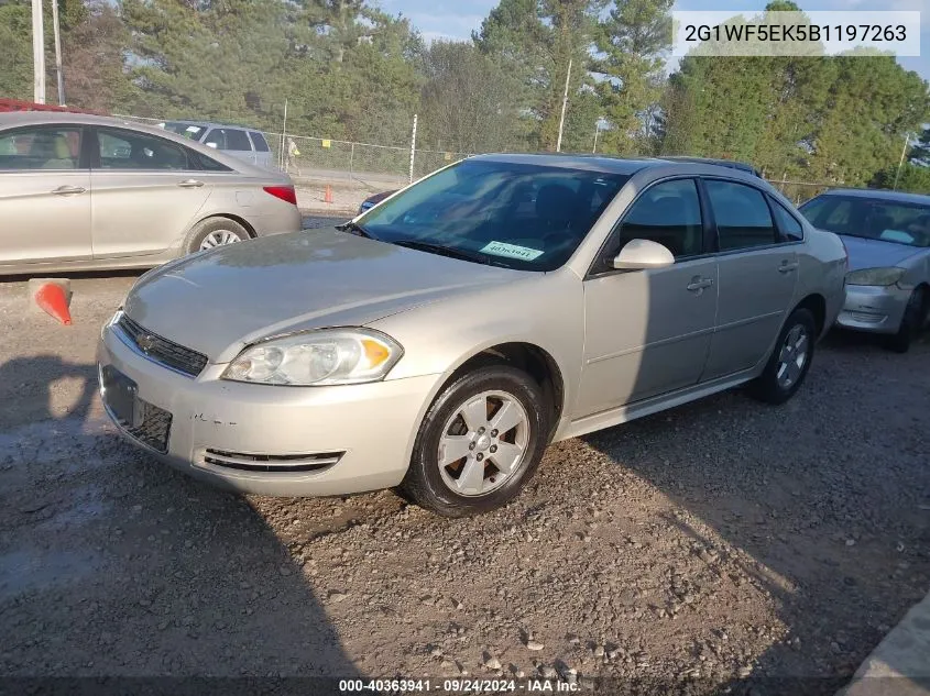 2011 Chevrolet Impala Ls VIN: 2G1WF5EK5B1197263 Lot: 40363941