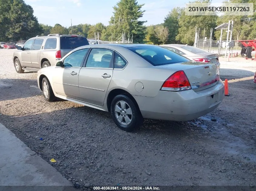 2011 Chevrolet Impala Ls VIN: 2G1WF5EK5B1197263 Lot: 40363941