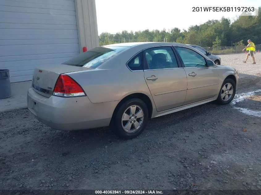 2011 Chevrolet Impala Ls VIN: 2G1WF5EK5B1197263 Lot: 40363941