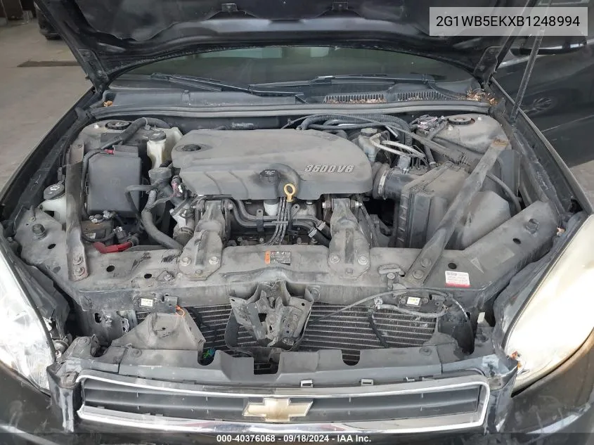 2G1WB5EKXB1248994 2011 Chevrolet Impala Lt