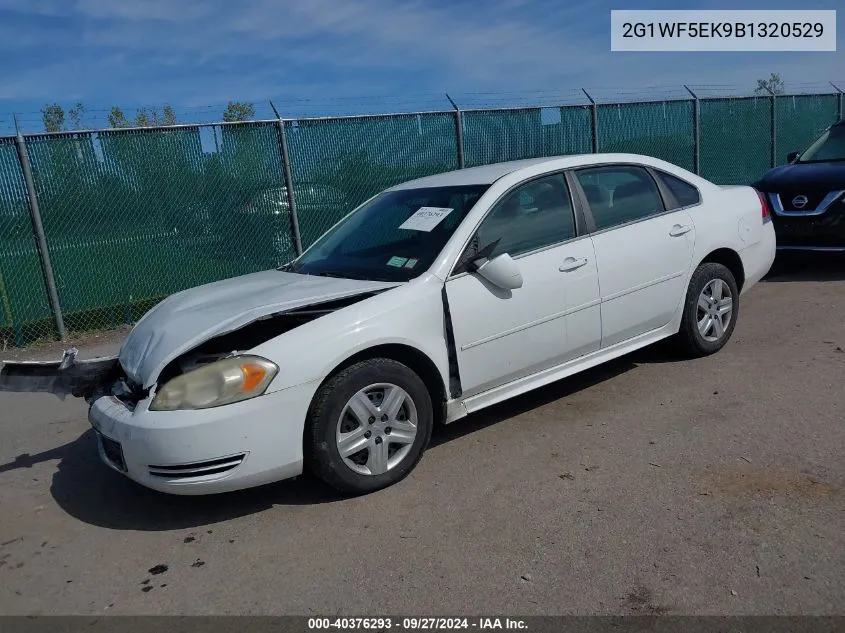 2011 Chevrolet Impala Ls VIN: 2G1WF5EK9B1320529 Lot: 40376293