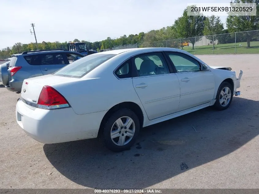 2011 Chevrolet Impala Ls VIN: 2G1WF5EK9B1320529 Lot: 40376293